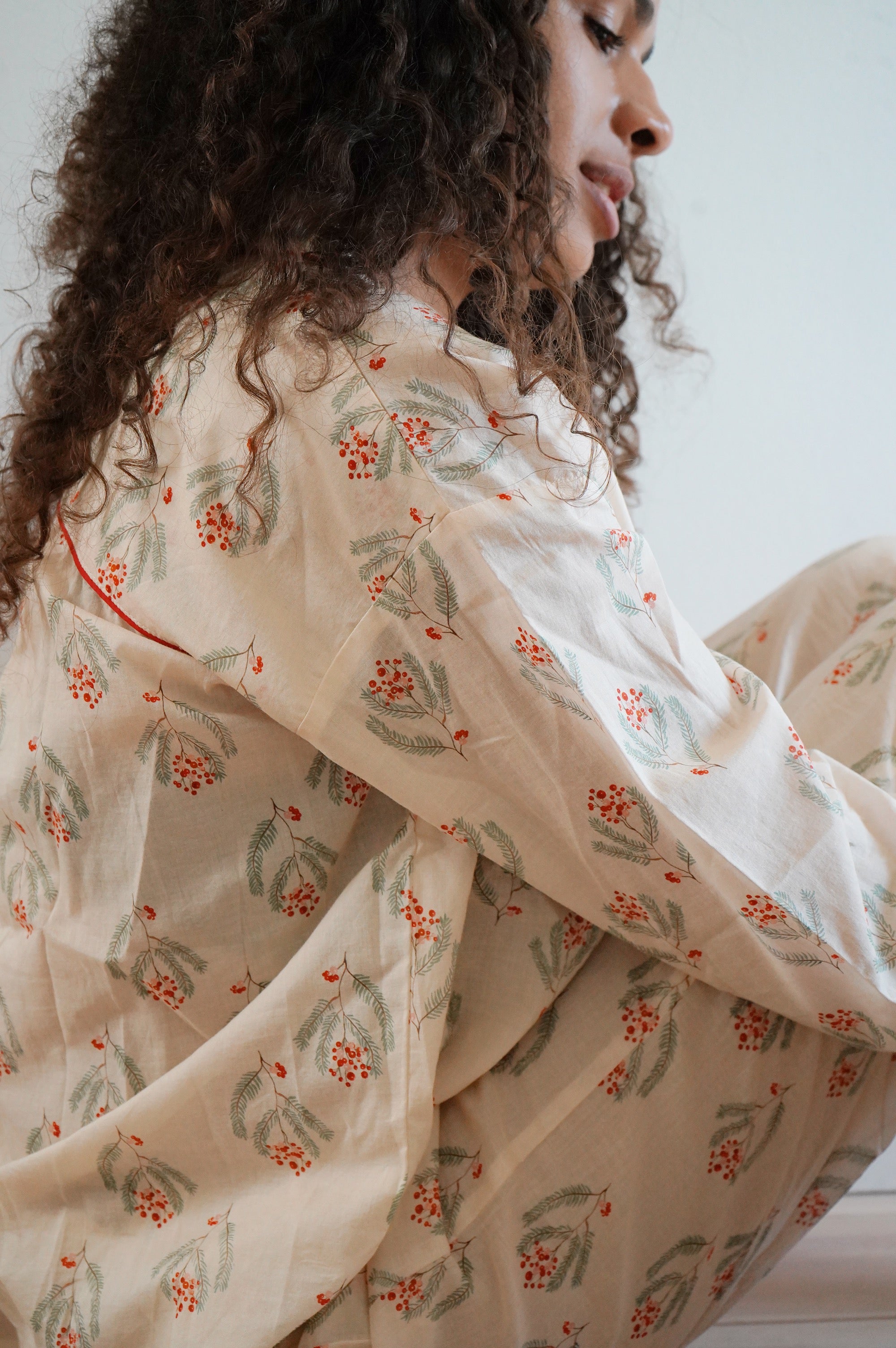 Damska piżama z organicznej bawełny