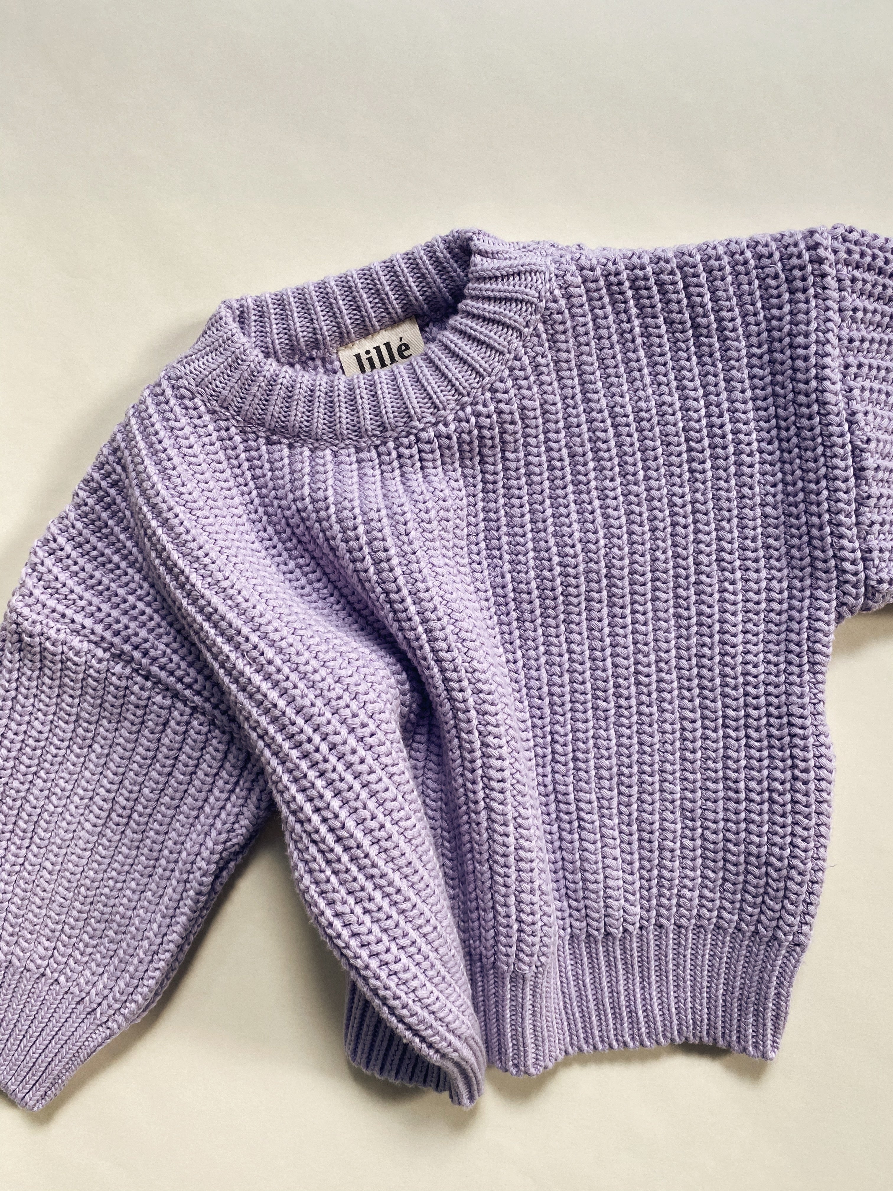 Dziecięcy bawełniany sweter o kroju oversize